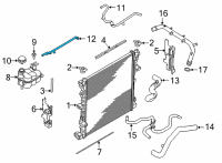 OEM Lincoln Aviator Reservoir Hose Diagram - L1MZ-8A365-BAC