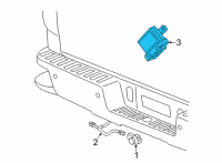 OEM 2021 Chevrolet Silverado 1500 Module Diagram - 84421595