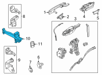 OEM 2022 Ford Maverick CHECK ASY - DOOR Diagram - NZ6Z-6027204-A