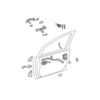 OEM 2009 Toyota Prius Lock Rod Diagram - 69311-47030