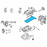 OEM BMW X3 Gasket Set, Cylinder Head Cover Diagram - 11-12-8-511-814