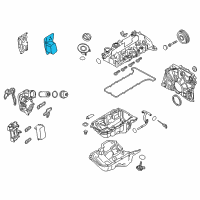 OEM 2015 BMW 328d Heat Exchanger Oil Cooler Diagram - 11-42-8-507-626