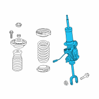 OEM 2012 BMW 750Li Front Left Spring Strut Diagram - 37-11-6-796-923