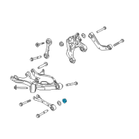 OEM 2014 Ford Edge Lateral Arm Nut Diagram - -W716343-S440