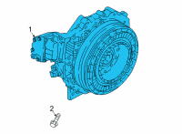 OEM 2021 Hyundai Sonata Traction Motor Assembly Diagram - 36500-3D950