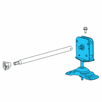 OEM 2021 Ram 3500 Spare Tire Carrier Diagram - 68453827AB