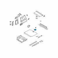 OEM BMW 535xi Handle, Floor Carpet-Luggage Comp Diagram - 51-47-6-958-161