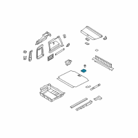 OEM 2009 BMW X5 Handle, Floor Carpet-Luggage Comp Diagram - 51-47-6-958-161