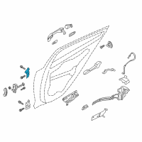 OEM Kia Stinger Hinge Assembly-Door Upper Diagram - 79410F6000