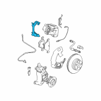 OEM 2002 BMW M5 Calliper Carrier Right Diagram - 34-11-2-229-384