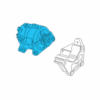 OEM 2004 Ford Escape Alternator Diagram - 4U2Z-10V346-ACRM