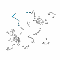 OEM 2019 Ford Edge Oil Feed Tube Diagram - GB8Z-9T516-B