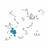 OEM Ford Fusion Turbocharger Diagram - FT4Z-6K682-G