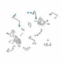 OEM 2021 Ford Edge Oil Feed Tube Diagram - GB8Z-9G440-B