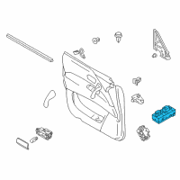OEM Infiniti QX80 SWITCH ASSY-POWER WINDOW, MAIN Diagram - 25401-6JS0A