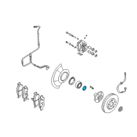 OEM Kia Sephia Seal-Oil Diagram - 0K20133065A