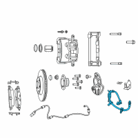 OEM 2020 Dodge Charger Line-Brake Diagram - 68257661AA