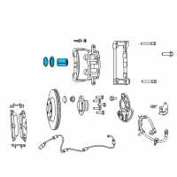 OEM 2013 Dodge Charger Piston-Disc Brake Diagram - 68209533AA