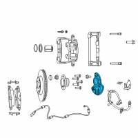 OEM 2011 Dodge Charger Shield-Brake Diagram - 4779200AA