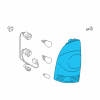 OEM 2014 Toyota Tacoma Lens Diagram - 81551-04150