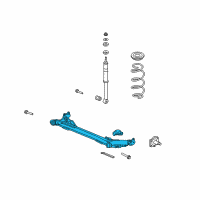 OEM 2008 Honda Fit Beam Assembly, Rear Axle Diagram - 42100-SLN-030