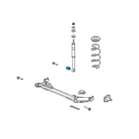 OEM 2007 Honda Fit Bush, Front Shock Absorber (Lower) Diagram - 52622-SLN-003