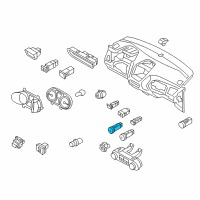OEM 2014 Hyundai Tucson Switch Assembly-Rear Defroster Diagram - 93780-2S900-TAP