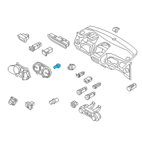 OEM Hyundai Bulb Assembly Diagram - 94369-26020