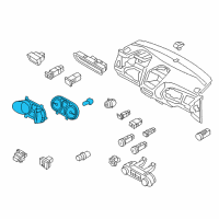 OEM 2015 Hyundai Tucson Cluster Assembly-Instrument Diagram - 94011-2S040