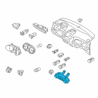 OEM Hyundai Tucson Climate Control Unit Diagram - 97250-2S240-TJN