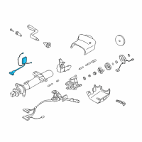 OEM 2000 GMC Sierra 1500 Ignition Switch Diagram - 26098764