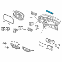 OEM 2015 Honda CR-V Switch Assembly, Hazard Diagram - 35510-T0A-003