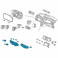 OEM Honda CR-V Contl Ass*NH892L* Diagram - 79600-T1W-A41ZB