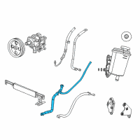 OEM 2011 Ram 2500 Power Steering Hose Diagram - 68031852AC