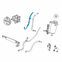 OEM 2013 Ram 2500 Line-Power Steering Pressure Diagram - 52122341AH