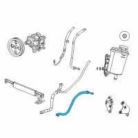 OEM 2012 Ram 3500 Hose-Power Steering Return Diagram - 68031953AC