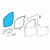 OEM 2014 Toyota Sienna Surround Weatherstrip Diagram - 62312-08020-B0