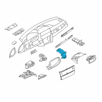 OEM 2013 BMW M3 Drink Holder Left Diagram - 51-45-9-174-143