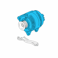 OEM 2003 Pontiac Vibe Engine Electrical GENERATOR Diagram - 88969480