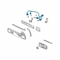 OEM 1995 Acura NSX Socket, Passenger Side Diagram - 33512-SL0-A01