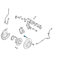 OEM 2013 Hyundai Accent Bolt Diagram - 51711-1G000