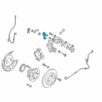 OEM 2016 Hyundai Accent Guide Cable, LH Diagram - 58235-0U000