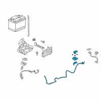 OEM Chevrolet Caprice Positive Cable Diagram - 92262497