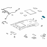 OEM Lexus LS460 Lamp Assy, Spot Diagram - 81360-50150-A1