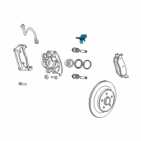 OEM 2009 Dodge Durango Sensor-Wheel Speed Diagram - 56029317AB