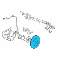 OEM 1999 Honda Prelude Disk, Front Brake (15") Diagram - 45251-SZ3-000