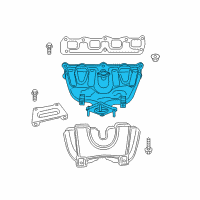 OEM 2011 Chrysler 200 Manifold-Exhaust Diagram - 4693342AE