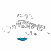 OEM 2010 Buick LaCrosse Turn Signal Lamp Diagram - 20760211