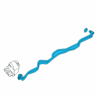 OEM 2012 BMW Z4 Transmission Oil Cooler Line Diagram - 17-22-7-611-991
