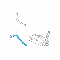 OEM 2010 Toyota Highlander Inlet Hose Diagram - 32943-48151